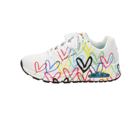 Skechers Damen Schnürschuh Uno-Goldcrown in rot