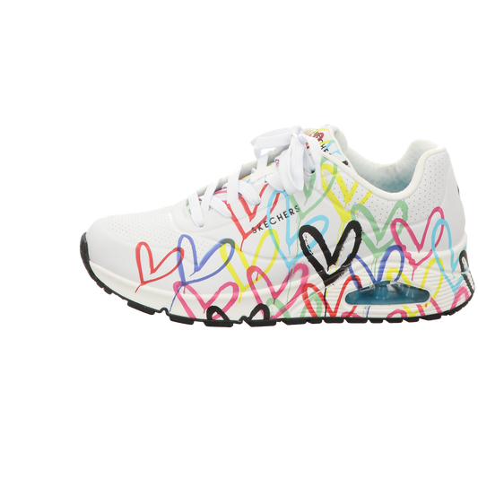 Skechers Damen Schnürschuh Uno-Goldcrown in rot