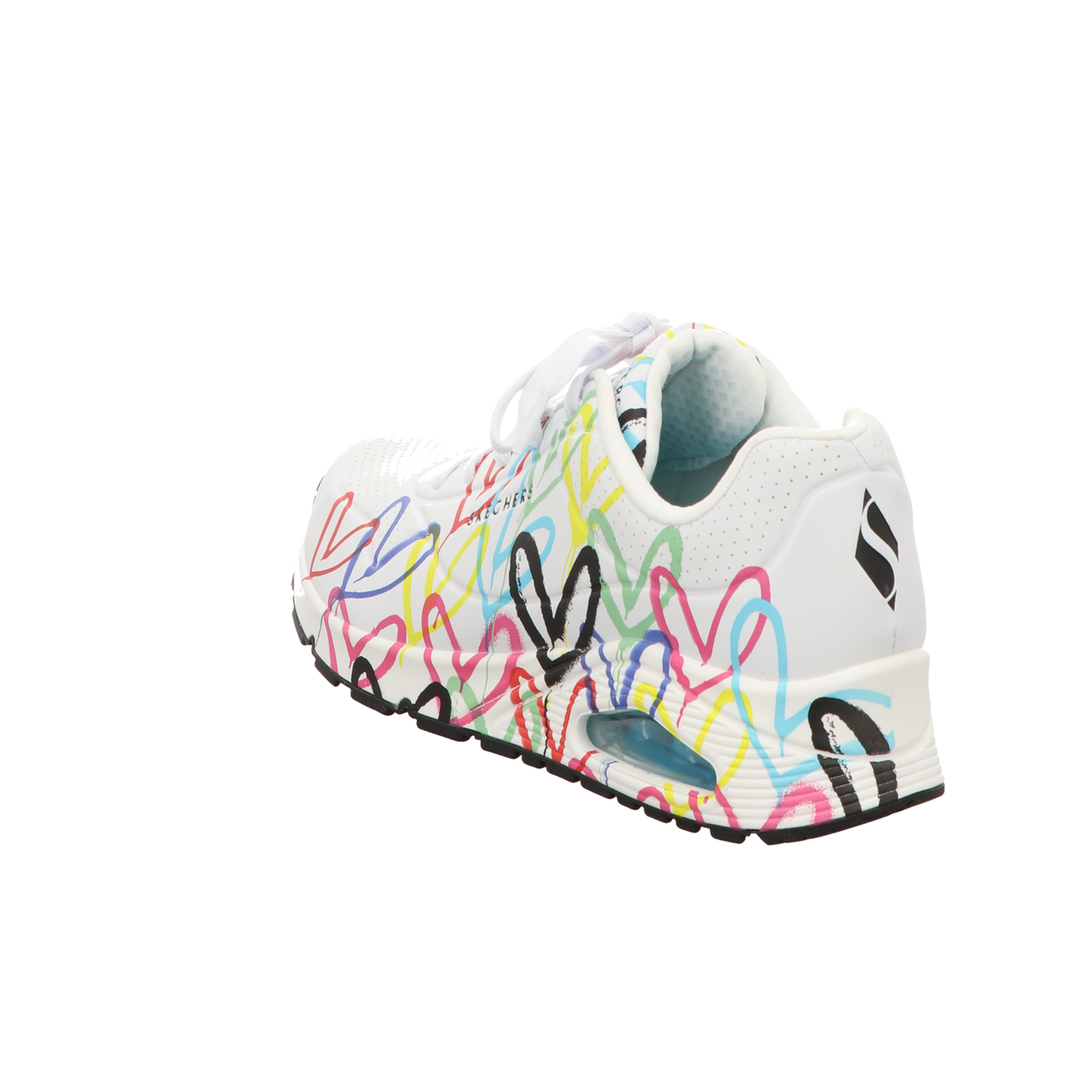 Skechers Damen Schnürschuh Uno-Goldcrown in rot