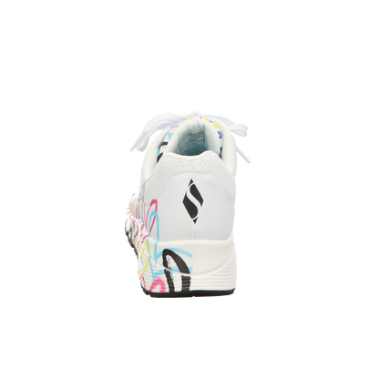 Skechers Damen Schnürschuh Uno-Goldcrown in rot