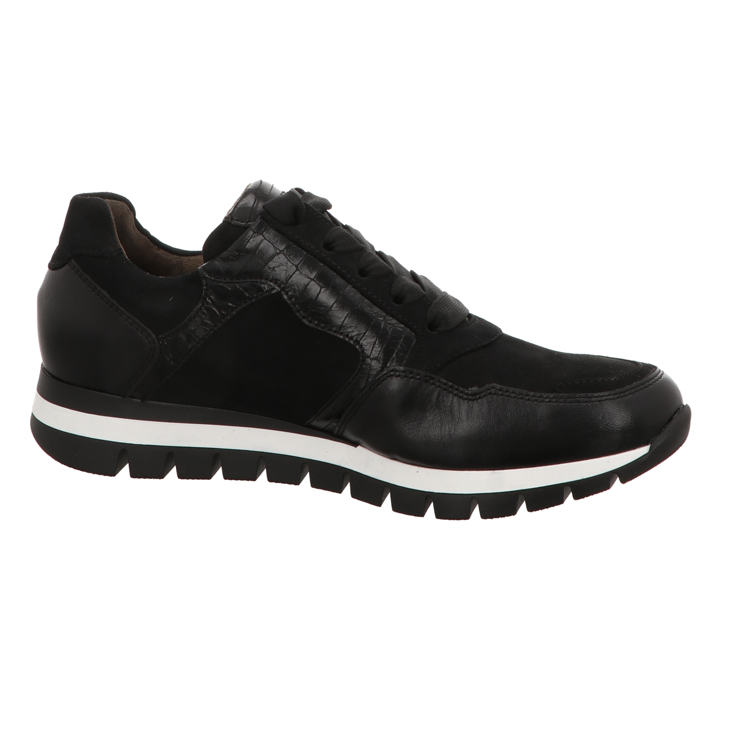 Gabor Damen Schnürschuh Turin in schwarz