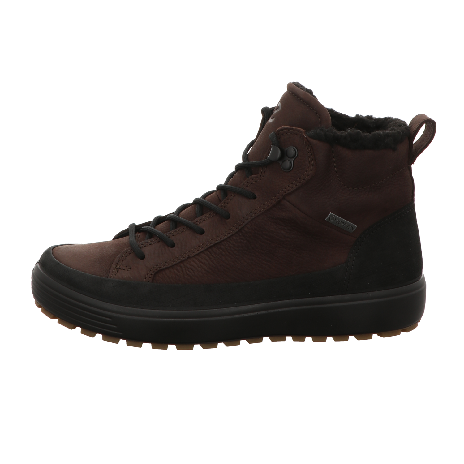 Ecco Herren Schnürstiefel Soft 7 Tred in schwarz