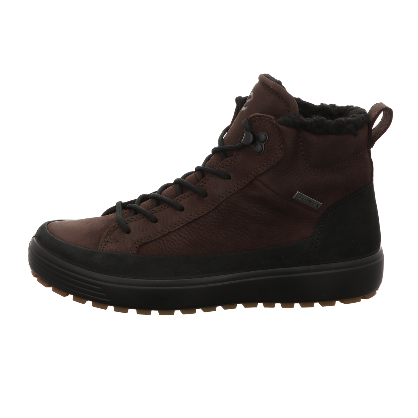 Ecco Herren Schnürstiefel Soft 7 Tred in schwarz