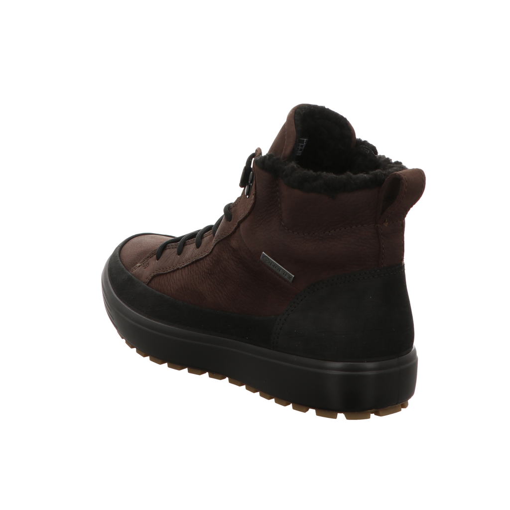 Ecco Herren Schnürstiefel Soft 7 Tred in schwarz