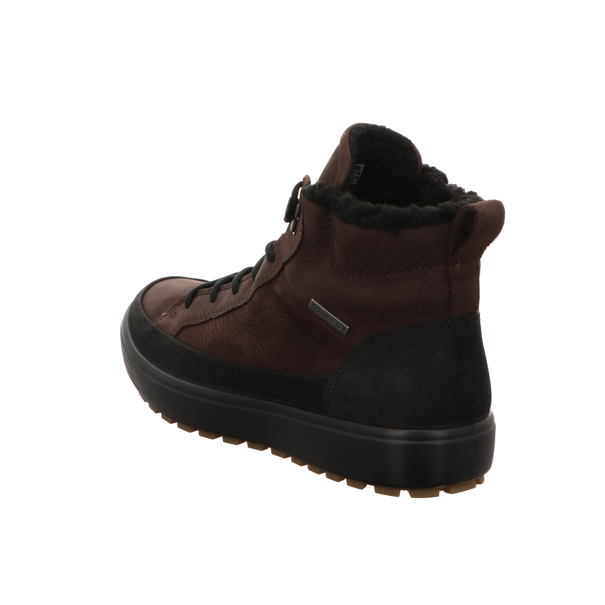 Ecco Herren Schnürstiefel Soft 7 Tred in schwarz