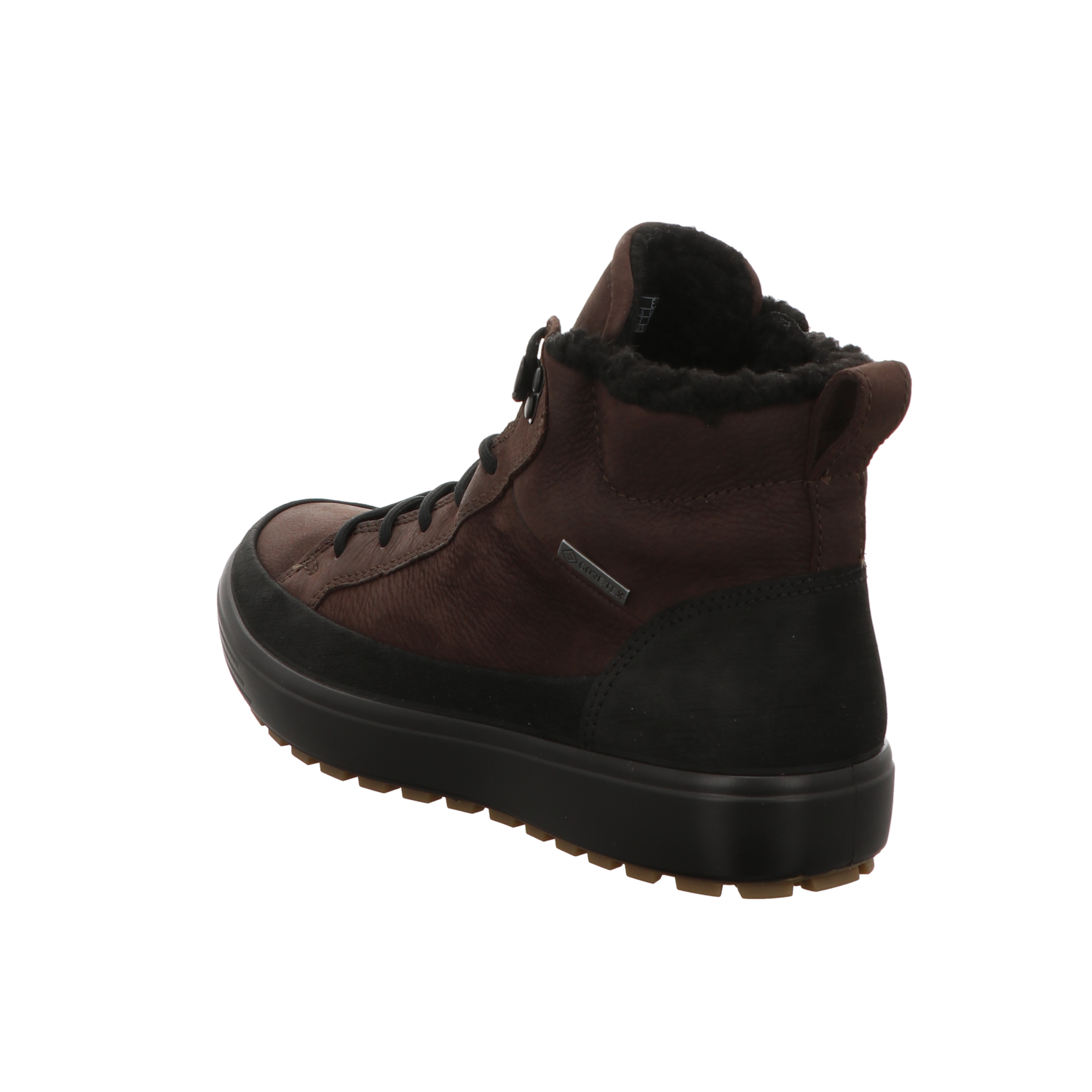 Ecco Herren Schnürstiefel Soft 7 Tred in schwarz