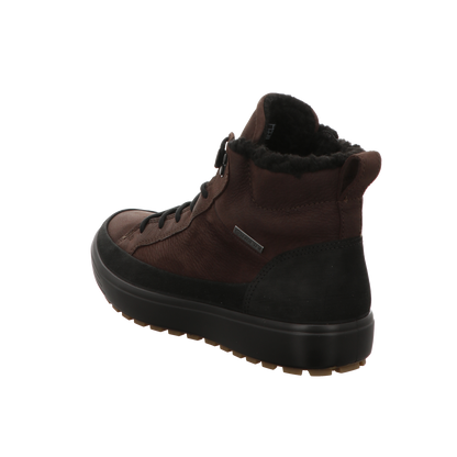 Ecco Herren Schnürstiefel Soft 7 Tred in schwarz