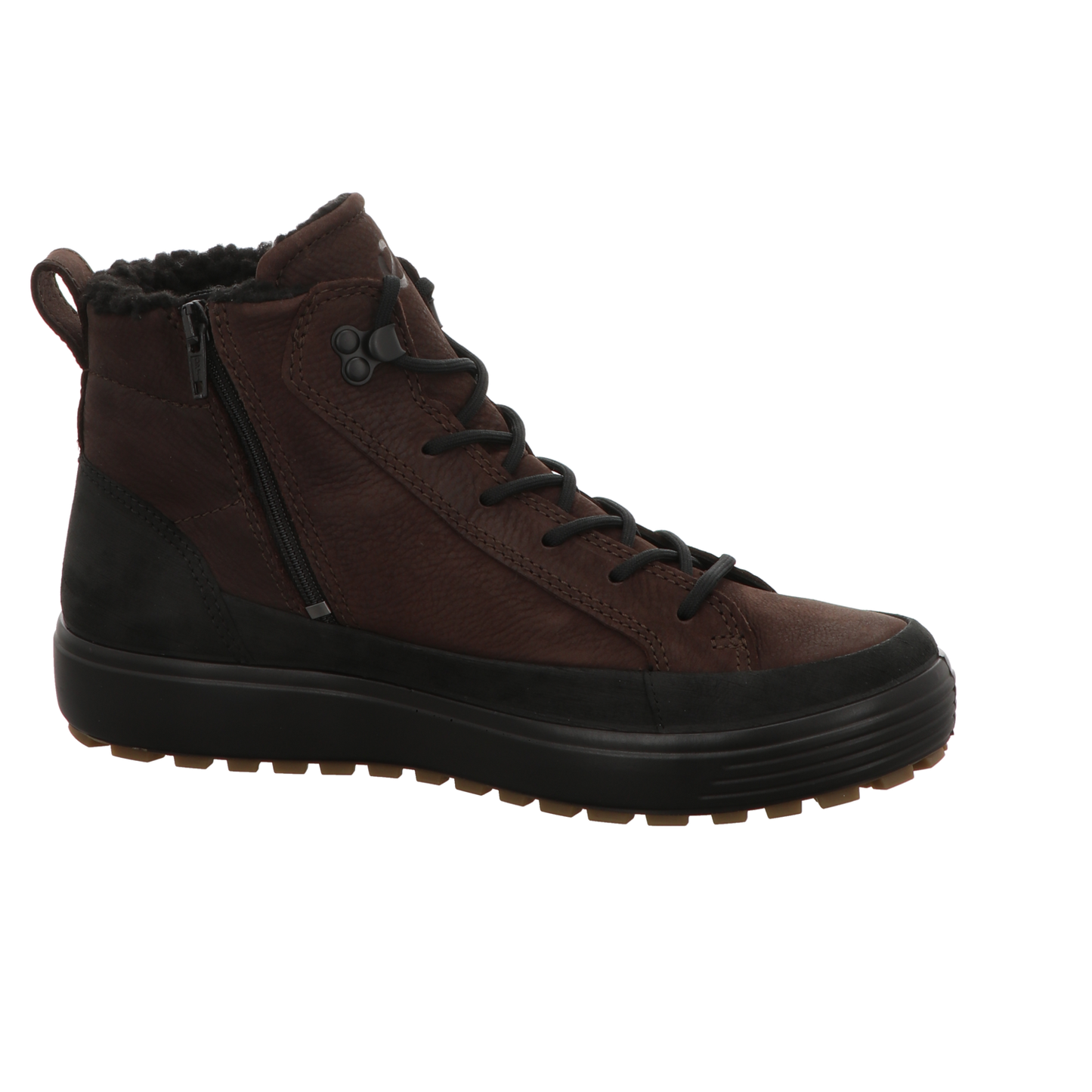 Ecco Herren Schnürstiefel Soft 7 Tred in schwarz