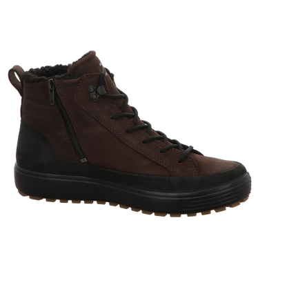 Ecco Herren Schnürstiefel Soft 7 Tred in schwarz