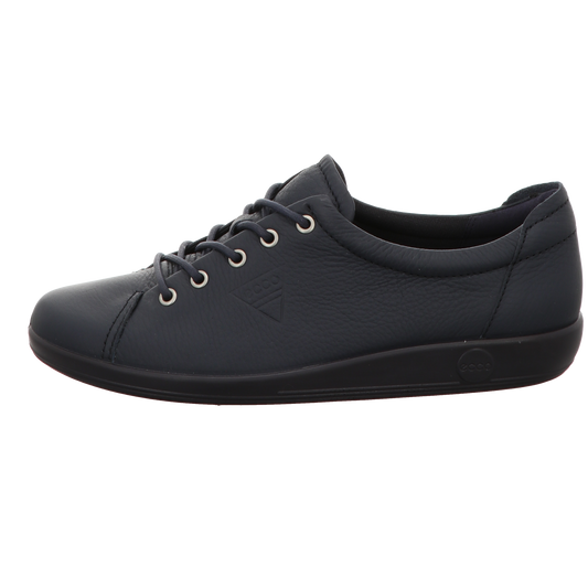 Ecco Damen Schnürschuh Soft 2.0 in blau