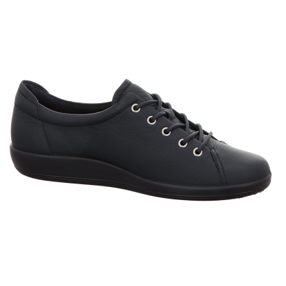 Ecco Damen Schnürschuh Soft 2.0 in blau