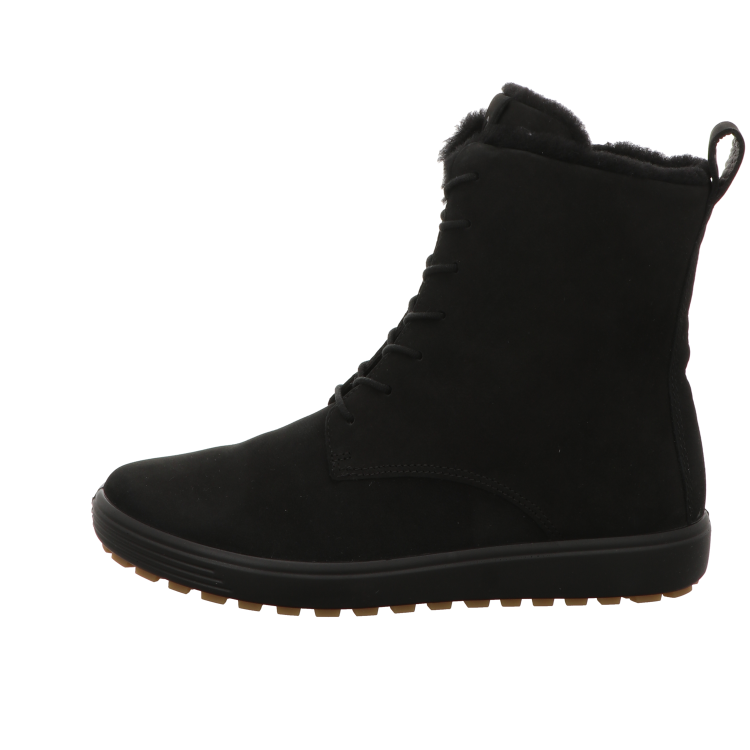 Ecco Damen Schnürstiefel Soft 7 Tred in schwarz