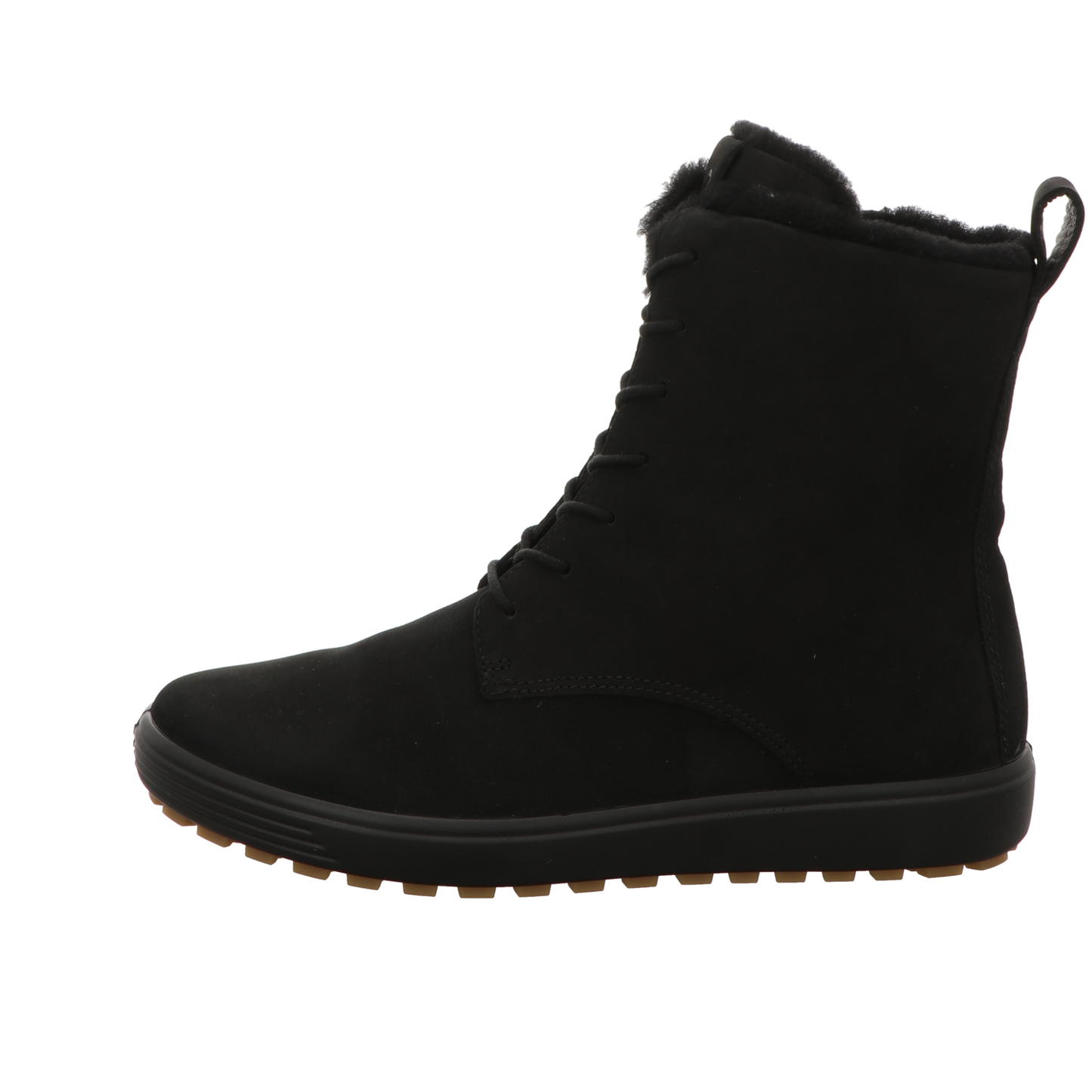 Ecco Damen Schnürstiefel Soft 7 Tred in schwarz