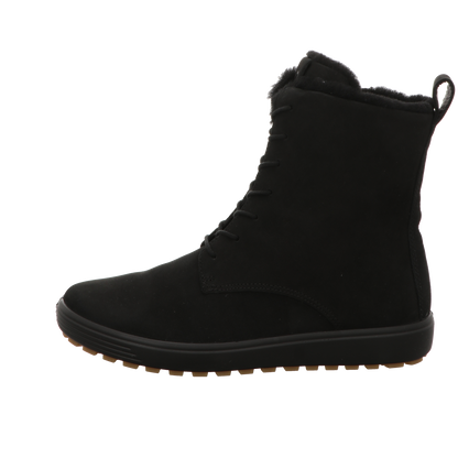 Ecco Damen Schnürstiefel Soft 7 Tred in schwarz