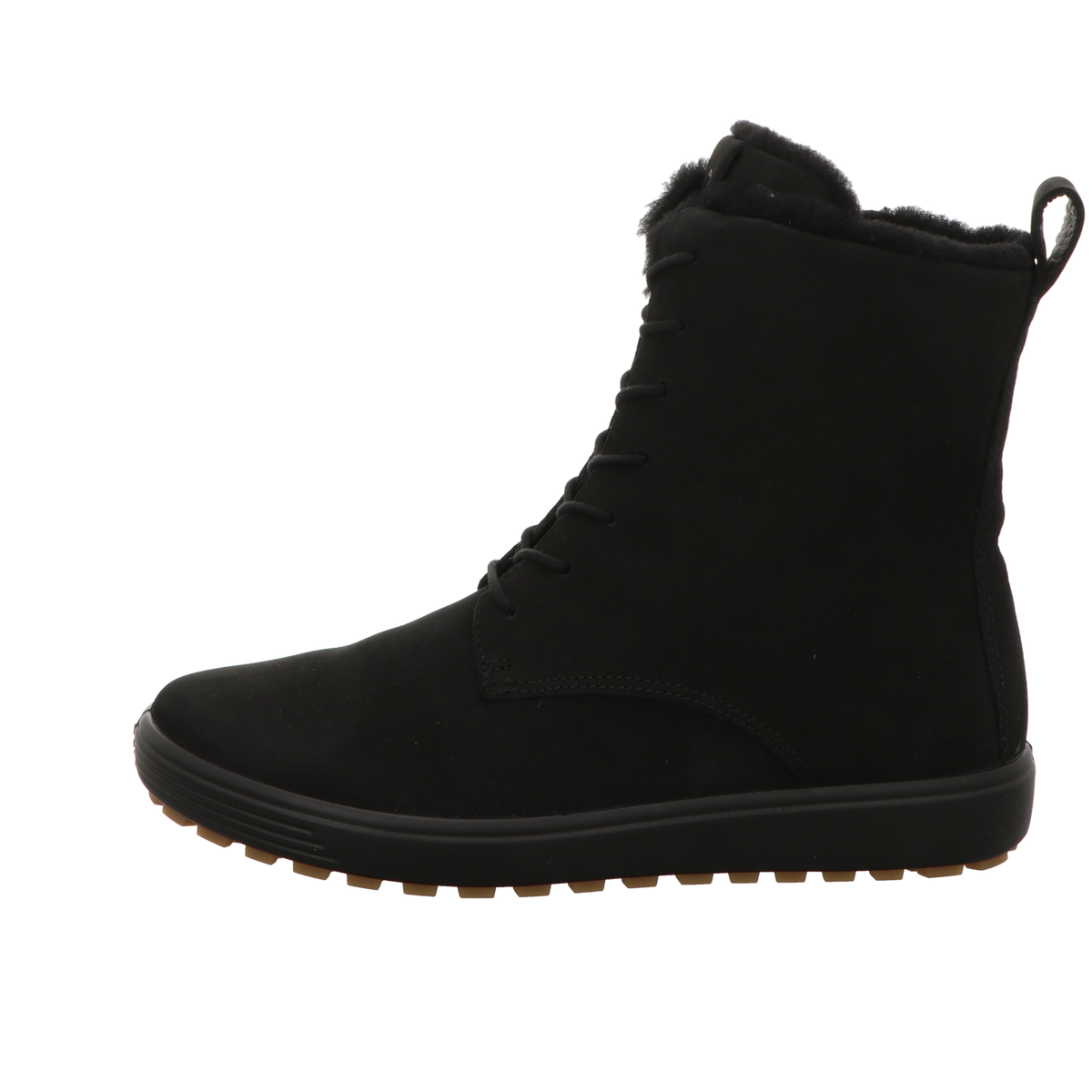 Ecco Damen Schnürstiefel Soft 7 Tred in schwarz