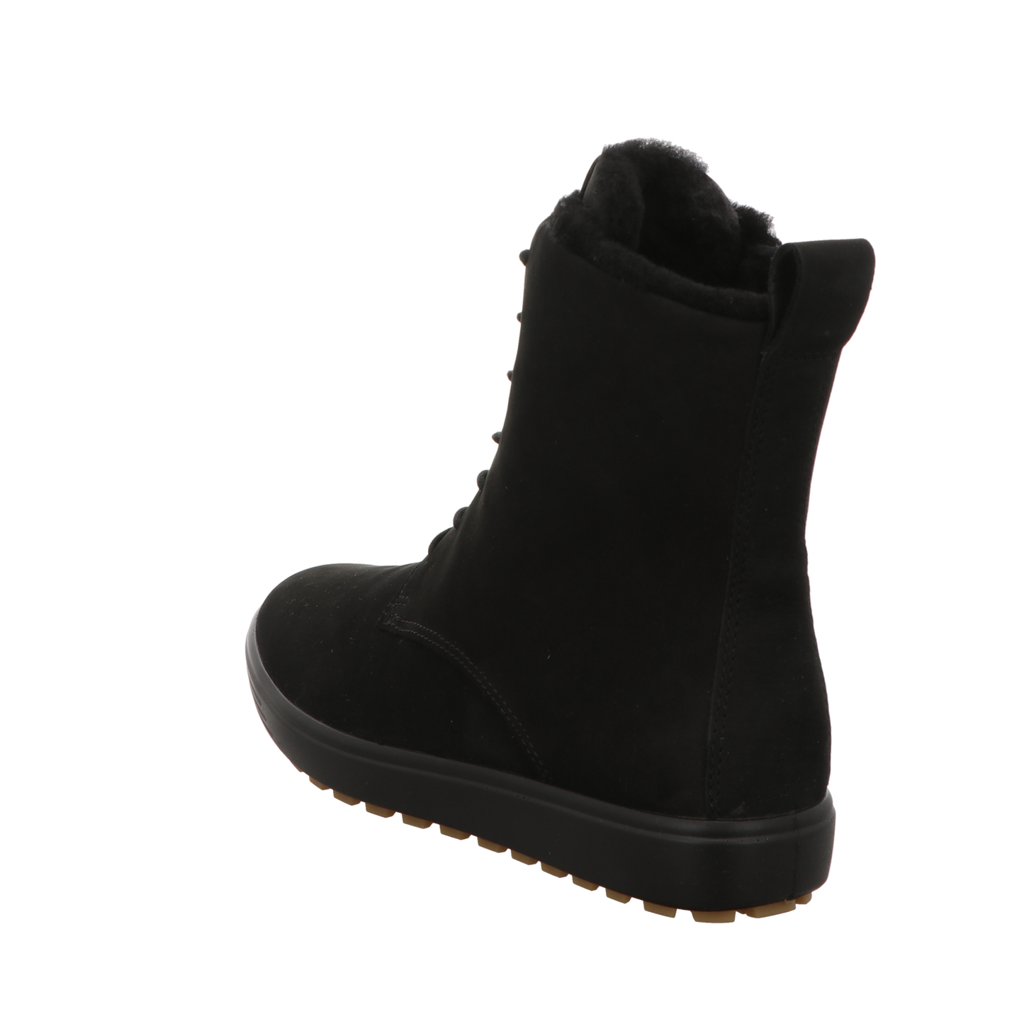 Ecco Damen Schnürstiefel Soft 7 Tred in schwarz