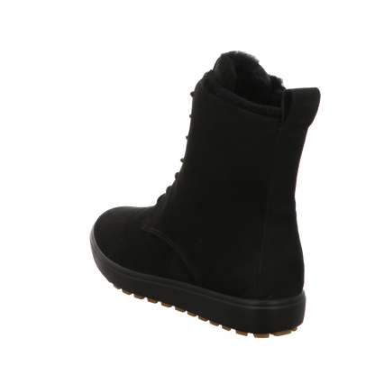 Ecco Damen Schnürstiefel Soft 7 Tred in schwarz