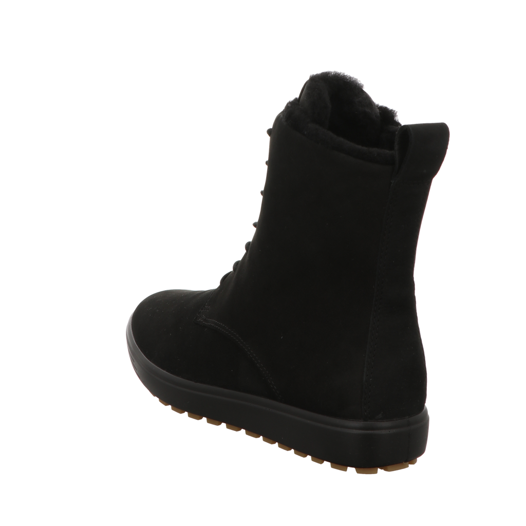Ecco Damen Schnürstiefel Soft 7 Tred in schwarz