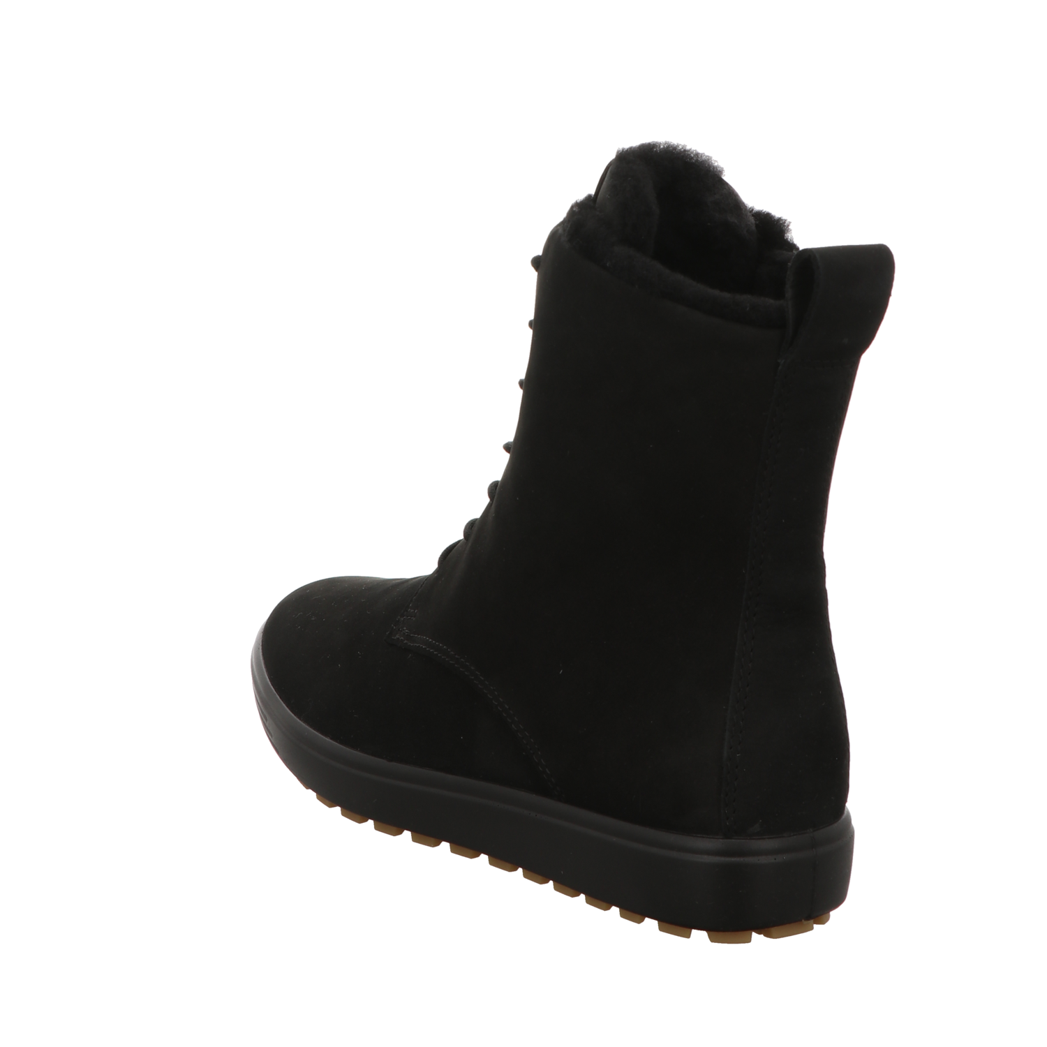 Ecco Damen Schnürstiefel Soft 7 Tred in schwarz