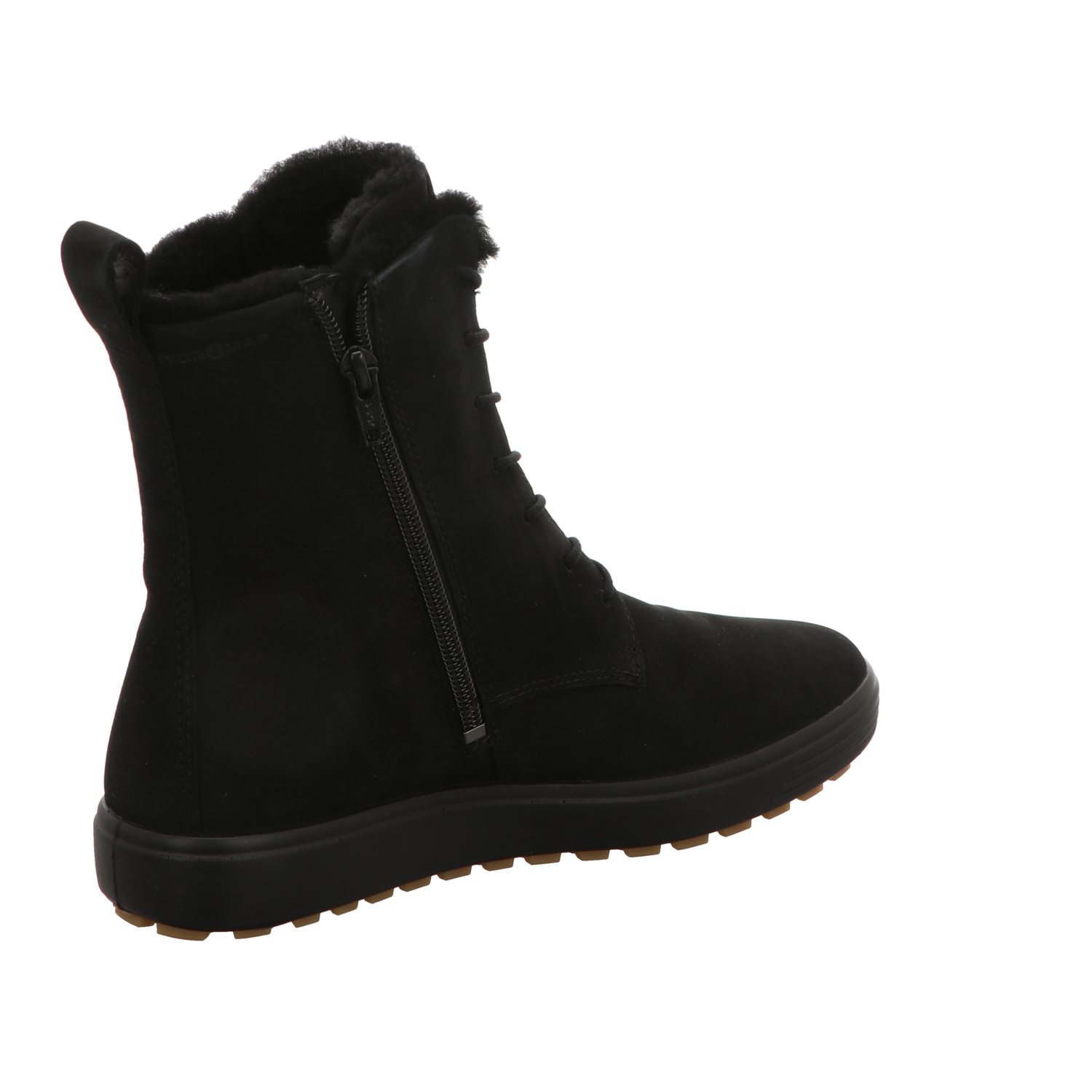 Ecco Damen Schnürstiefel Soft 7 Tred in schwarz