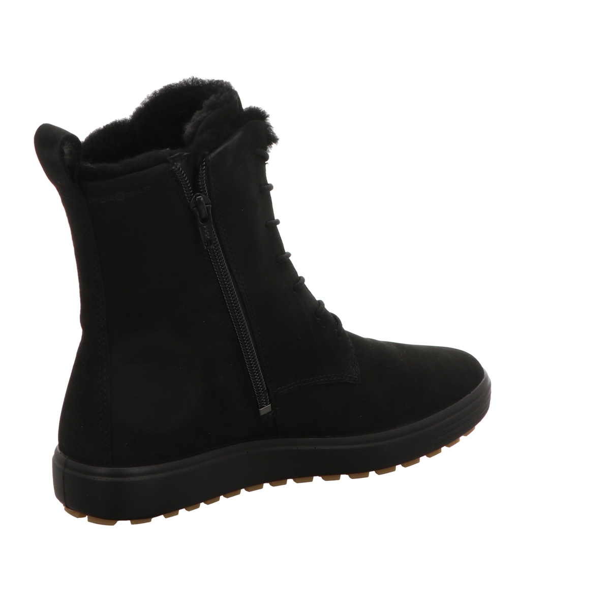 Ecco Damen Schnürstiefel Soft 7 Tred in schwarz