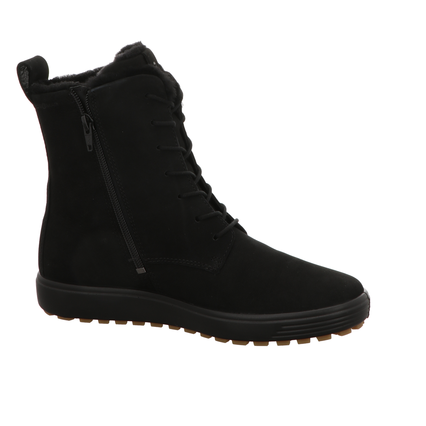 Ecco Damen Schnürstiefel Soft 7 Tred in schwarz
