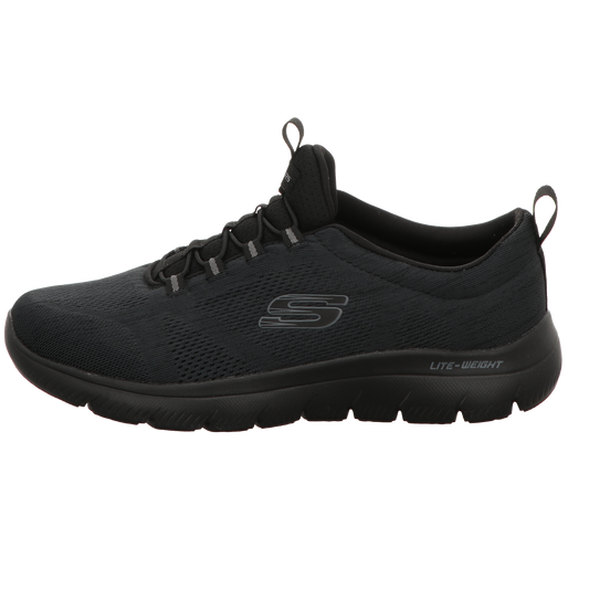 Skechers Herren Slipper Summits-Louvin in schwarz