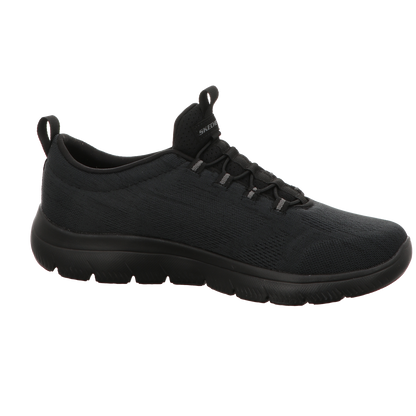 Skechers Herren Slipper Summits-Louvin in schwarz