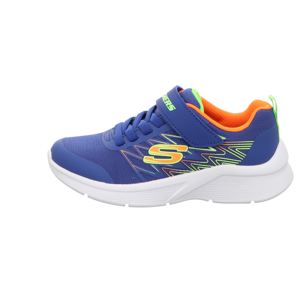 Skechers Herren Slipper Microspec in blau