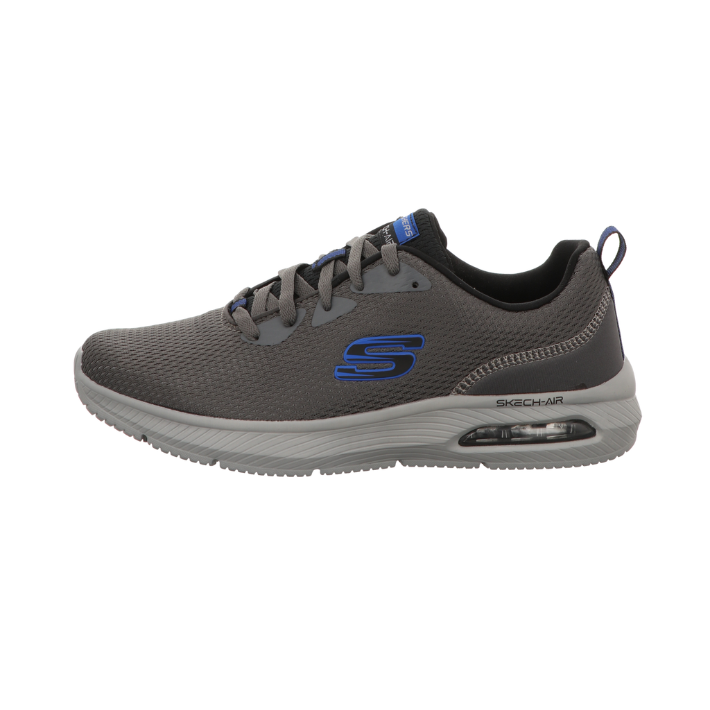 Skechers Herren Schnürschuh Dyna-Air. in grau