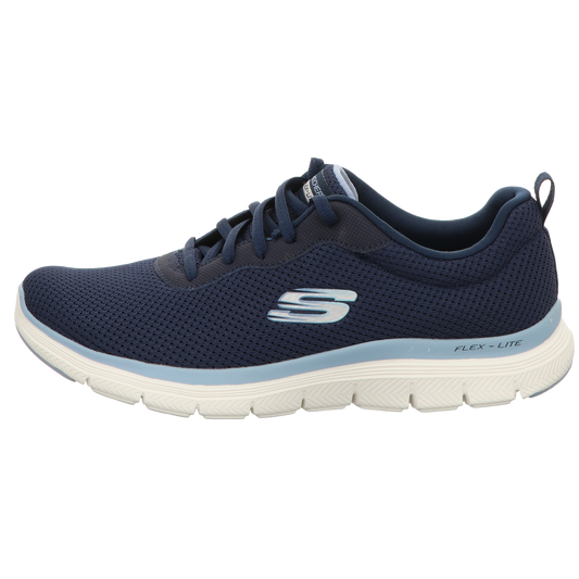 Skechers Damen Schnürschuh Flex Appeal 4.0 in blau