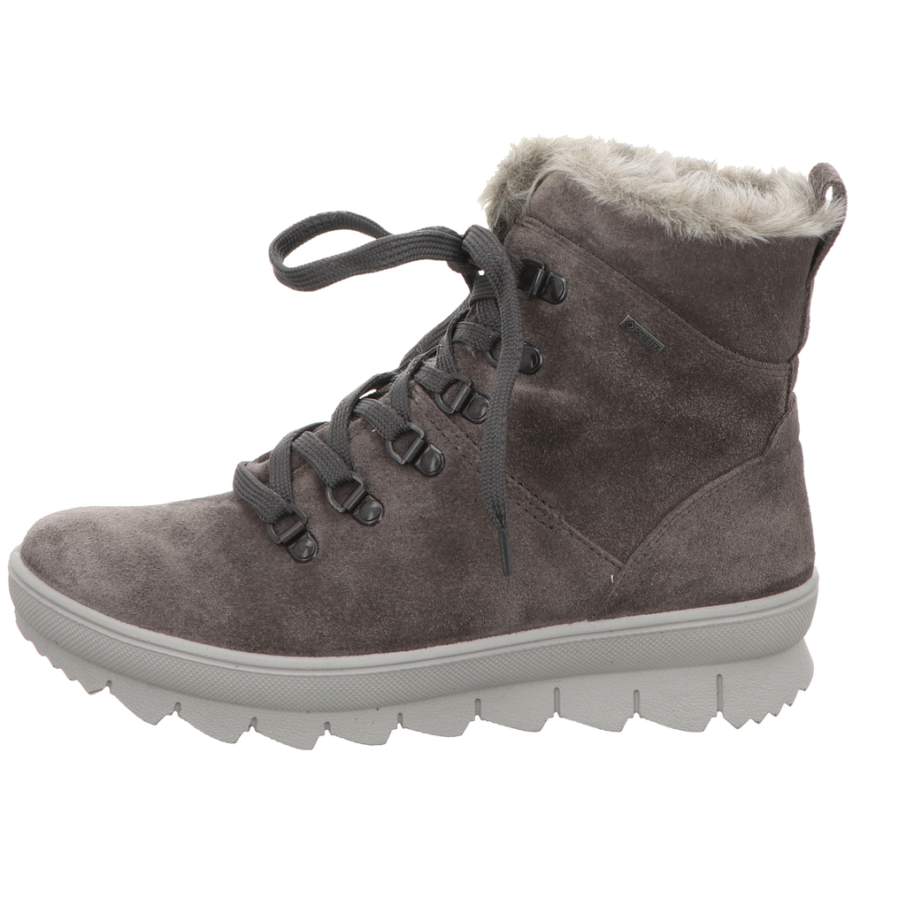 Legero Damen Schnürstiefel Novara in grau