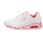 Skechers Damen Schnürschuh Uno Goldcrown  Loving Love in weiss