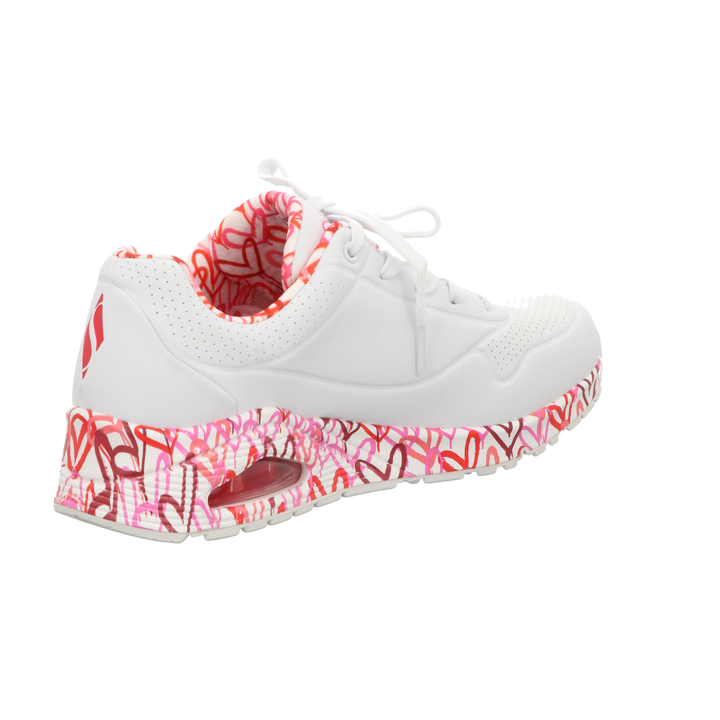 Skechers Damen Schnürschuh Uno Goldcrown  Loving Love in weiss