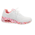 Skechers Damen Schnürschuh Uno Goldcrown  Loving Love in weiss