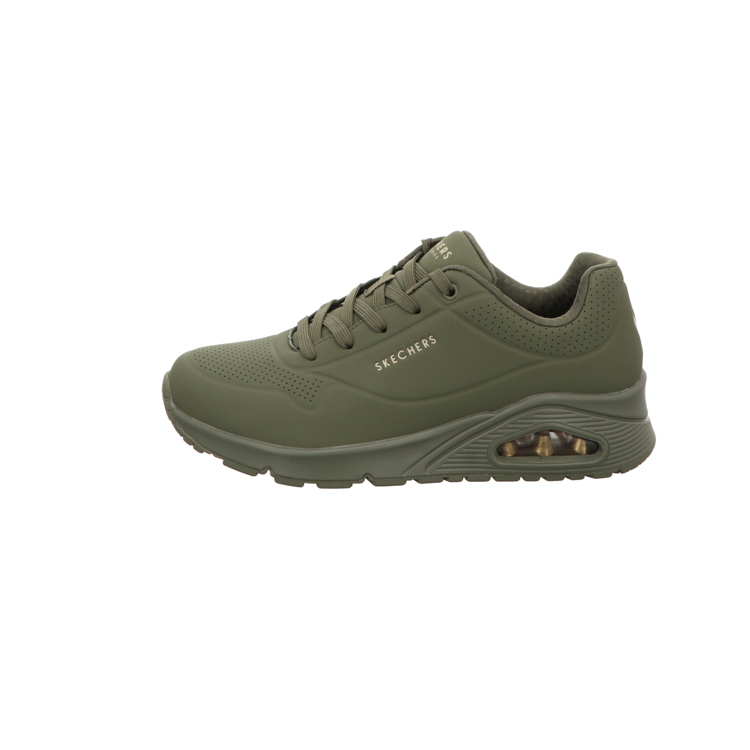 Skechers Damen Schnürschuh Uno Stand On Air in gruen