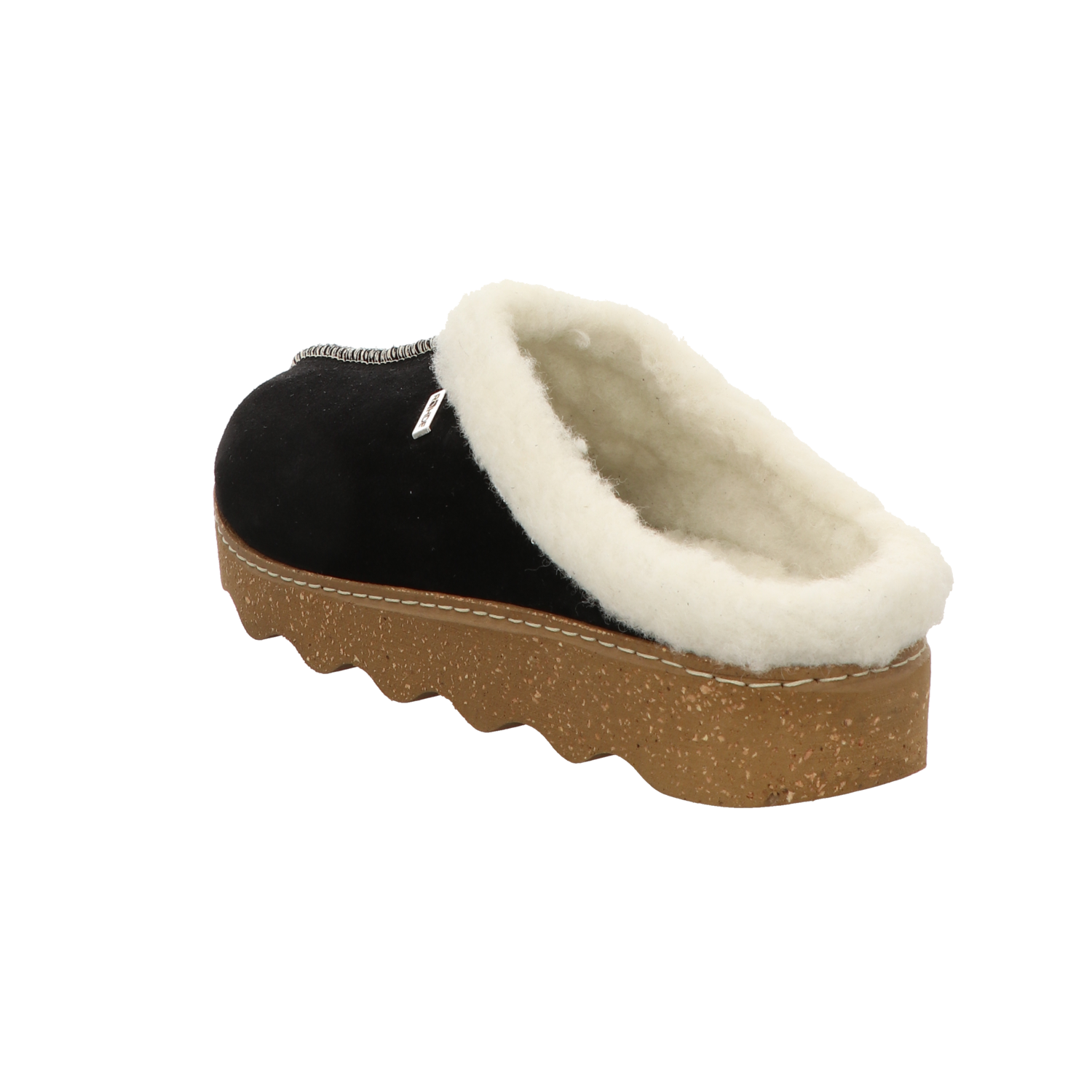 Rohde Damen Pantoffel Foggia in schwarz