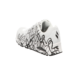 Skechers Damen Schnürschuh Uno Goldcrown - Spread Love in weiss