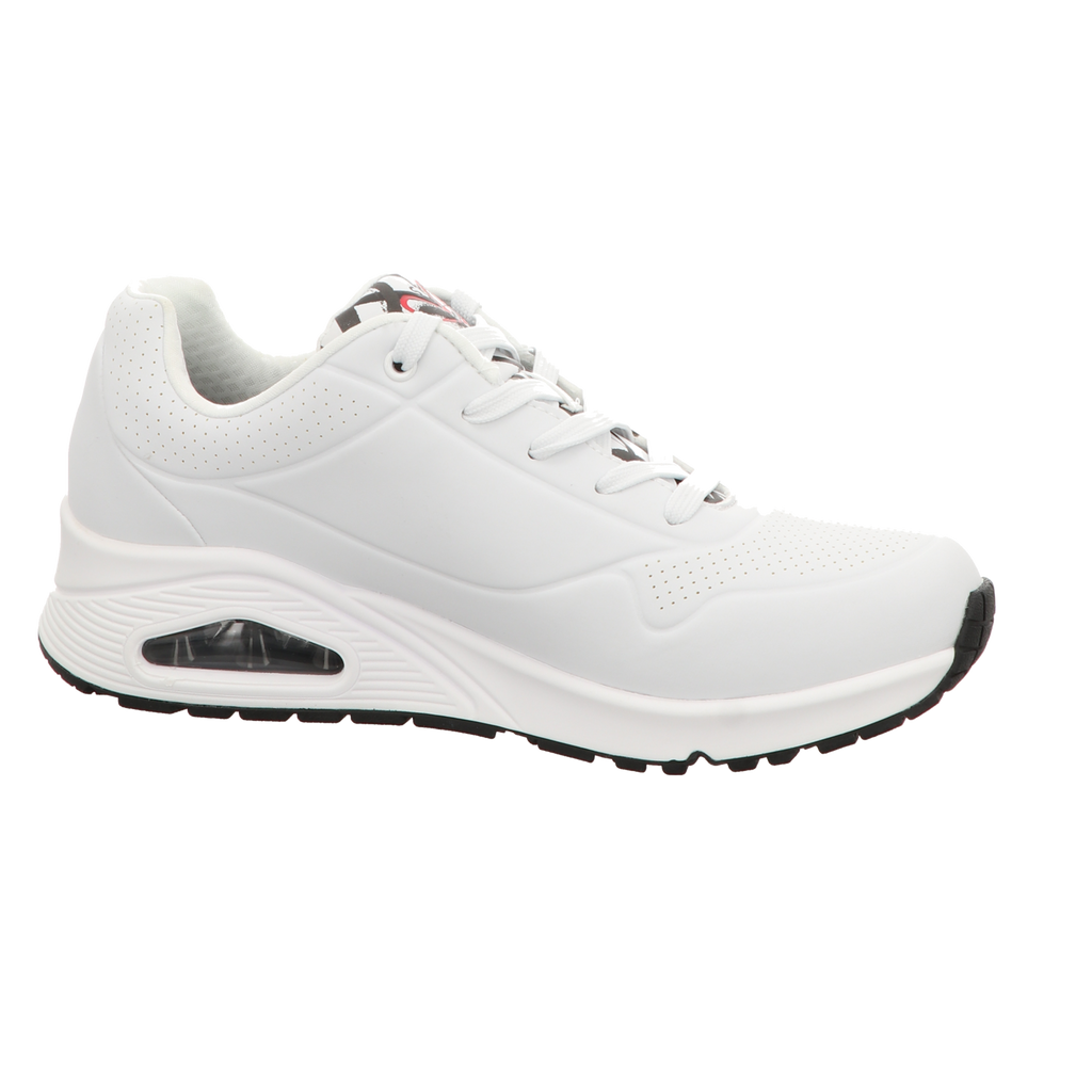 Skechers Damen Schnürschuh Uno Goldcrown - Spread Love in weiss