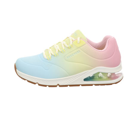 Skechers Damen Schnürschuh Uno 2 - Ombre Away in weiss