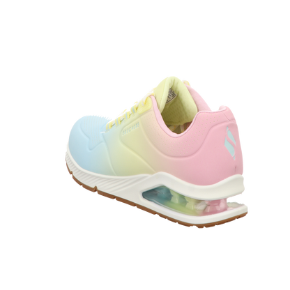 Skechers Damen Schnürschuh Uno 2 - Ombre Away in weiss
