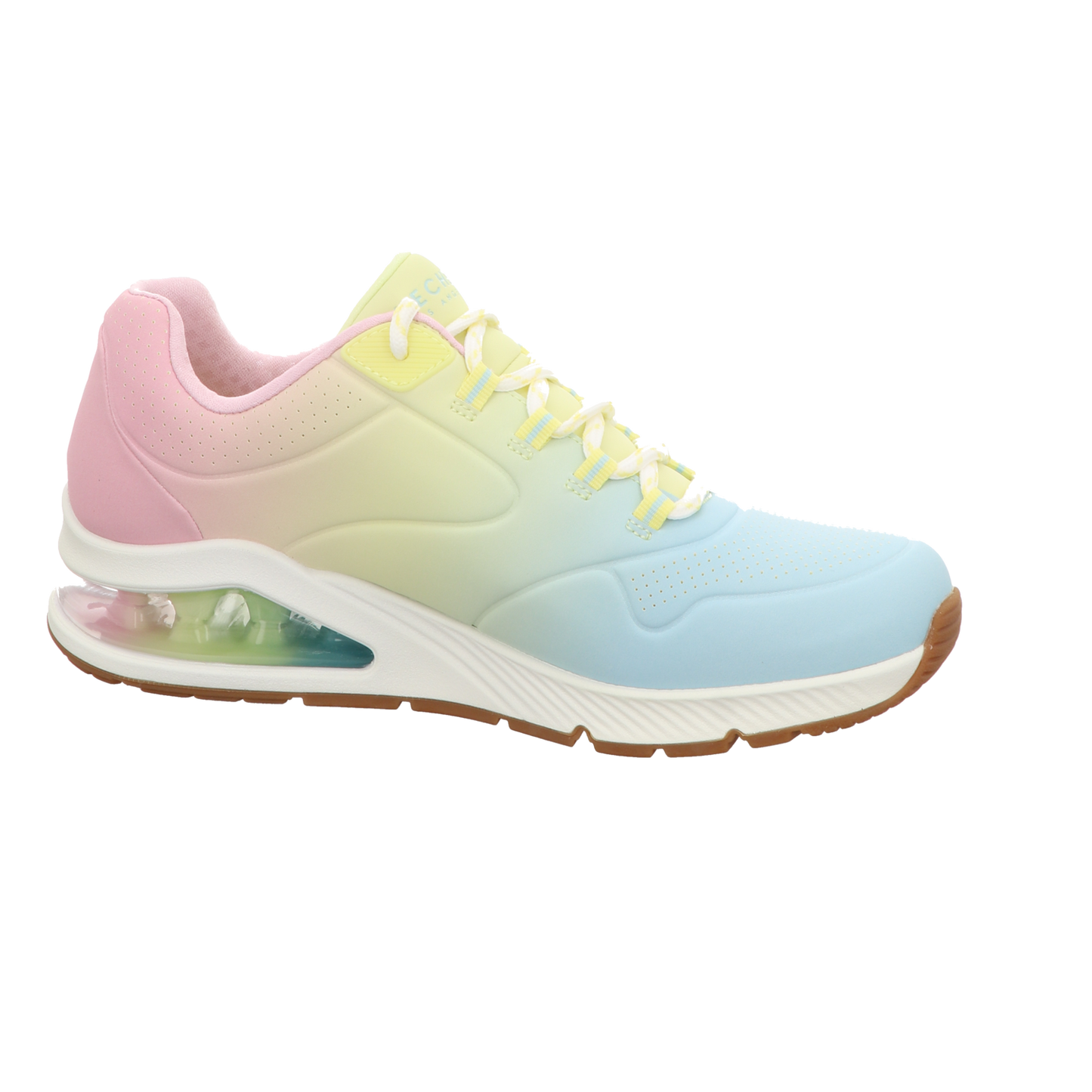 Skechers Damen Schnürschuh Uno 2 - Ombre Away in weiss