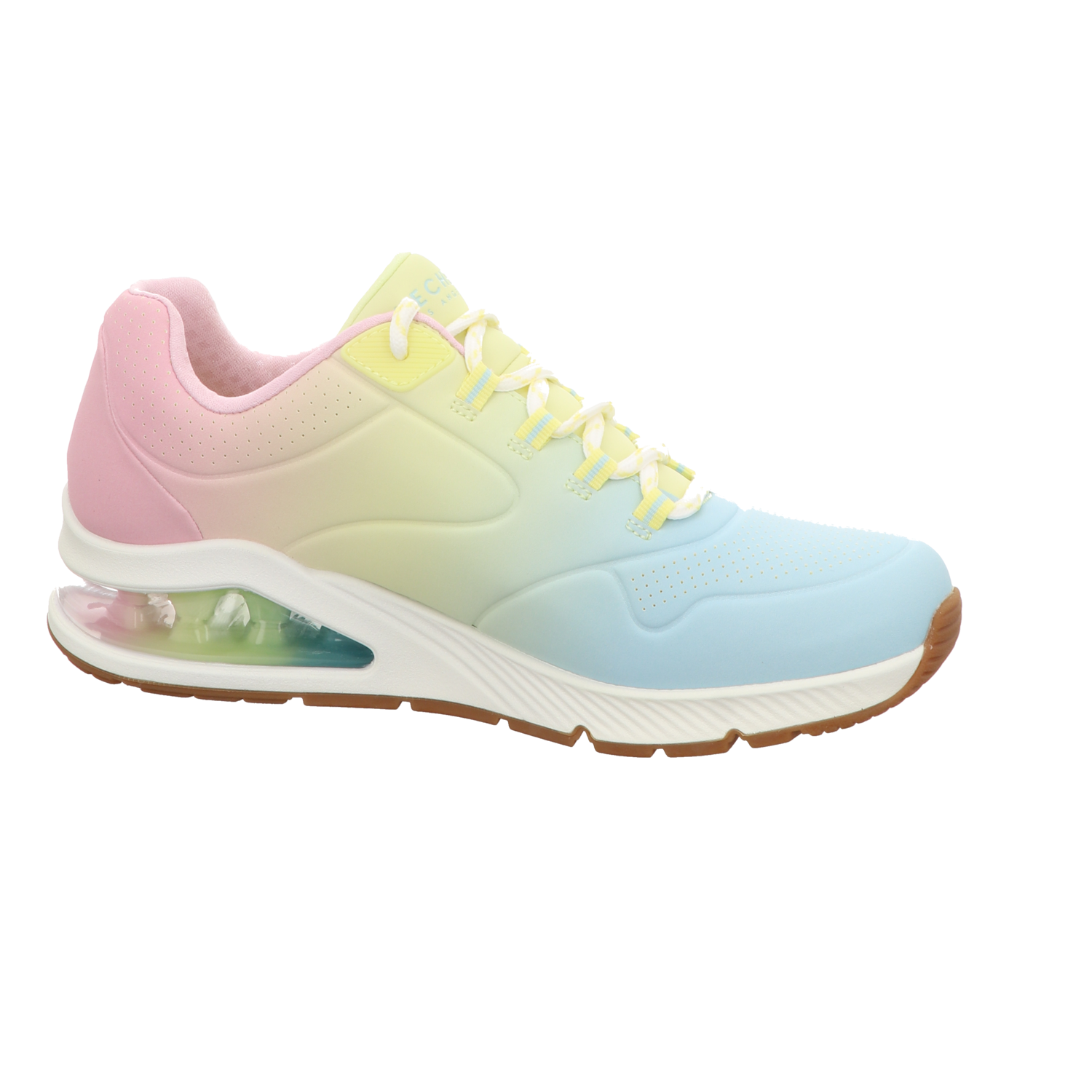 Skechers Damen Schnürschuh Uno 2 - Ombre Away in weiss
