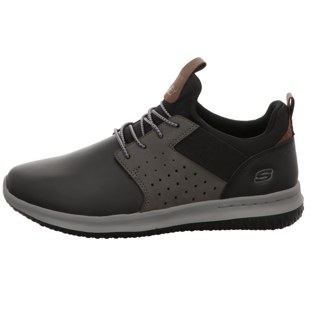 Skechers Herren Slipper Delson - Axton in schwarz