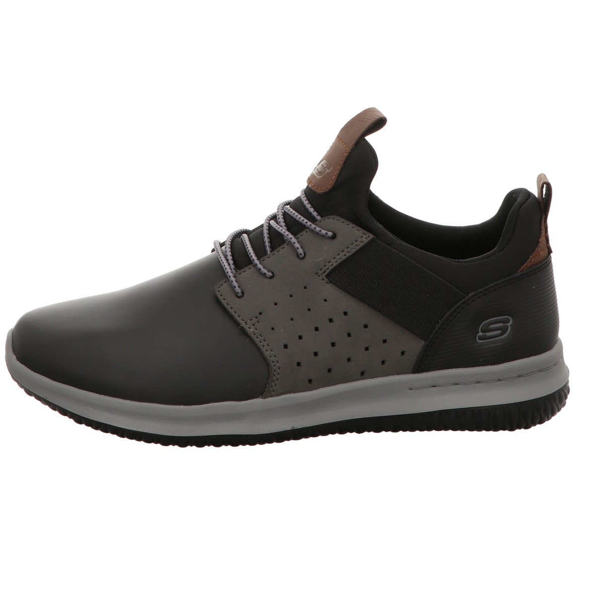 Skechers Herren Slipper Delson - Axton in schwarz