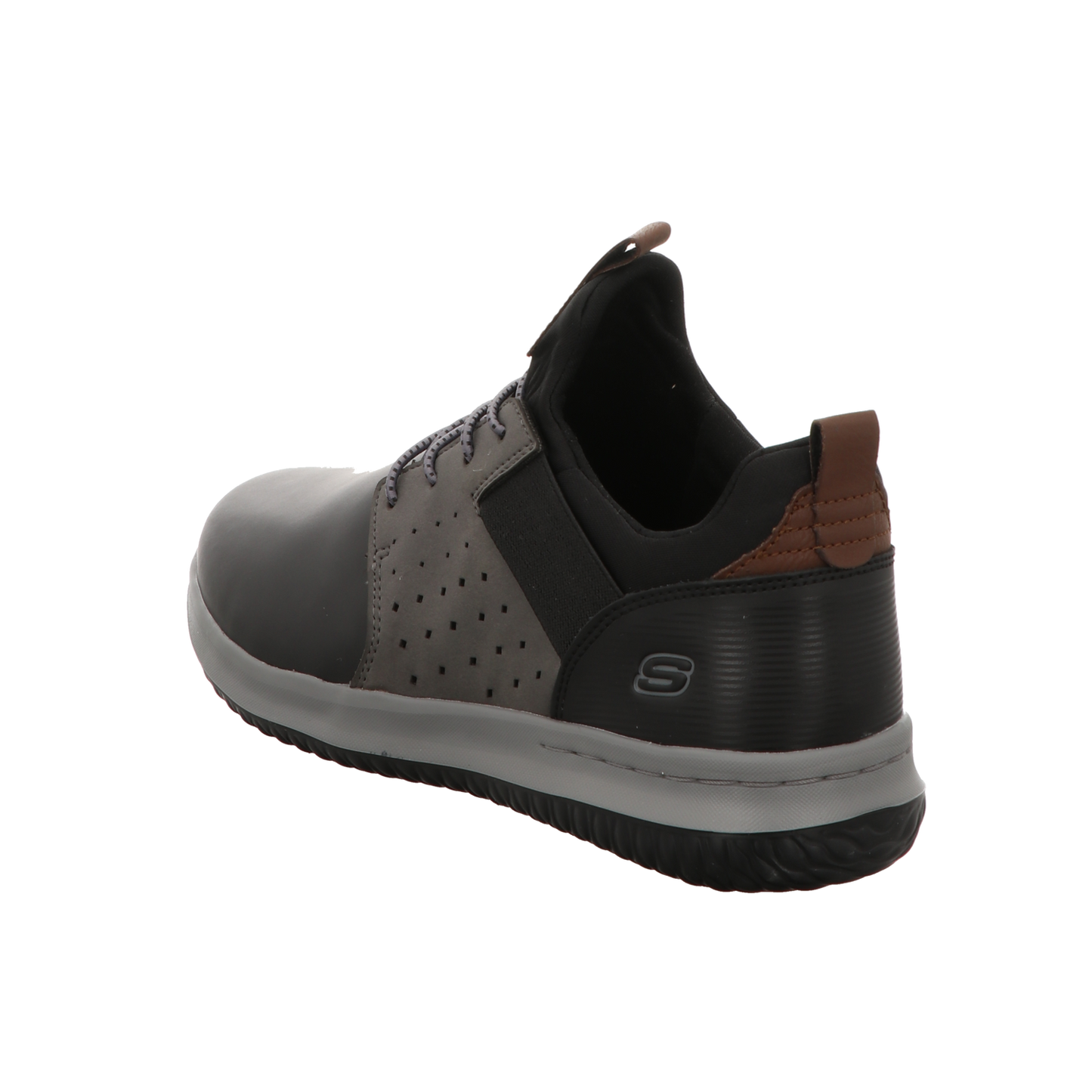 Skechers Herren Slipper Delson - Axton in schwarz