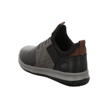Skechers Herren Slipper Delson - Axton in schwarz