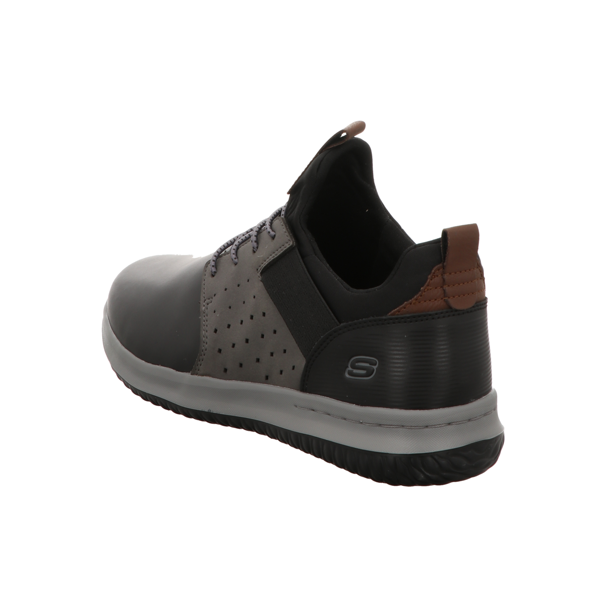 Skechers Herren Slipper Delson - Axton in schwarz