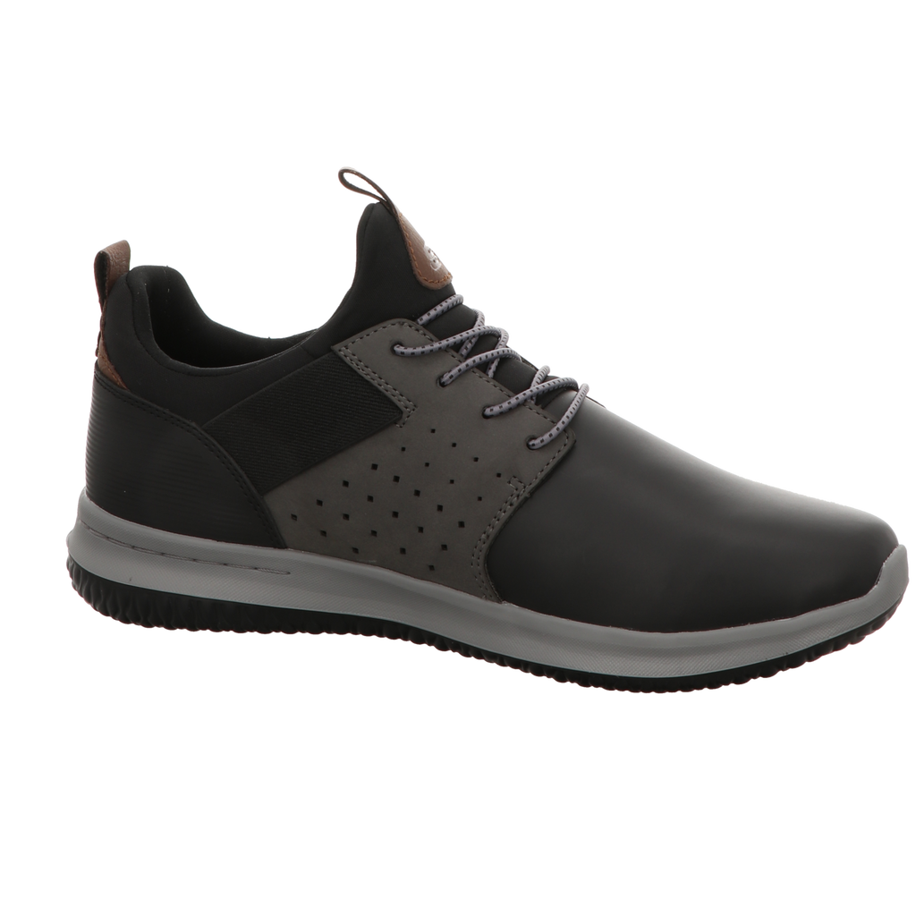 Skechers Herren Slipper Delson - Axton in schwarz