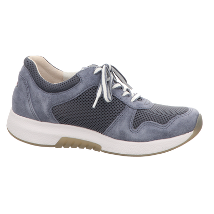 Gabor Damen Schnürschuh bequem  in blau